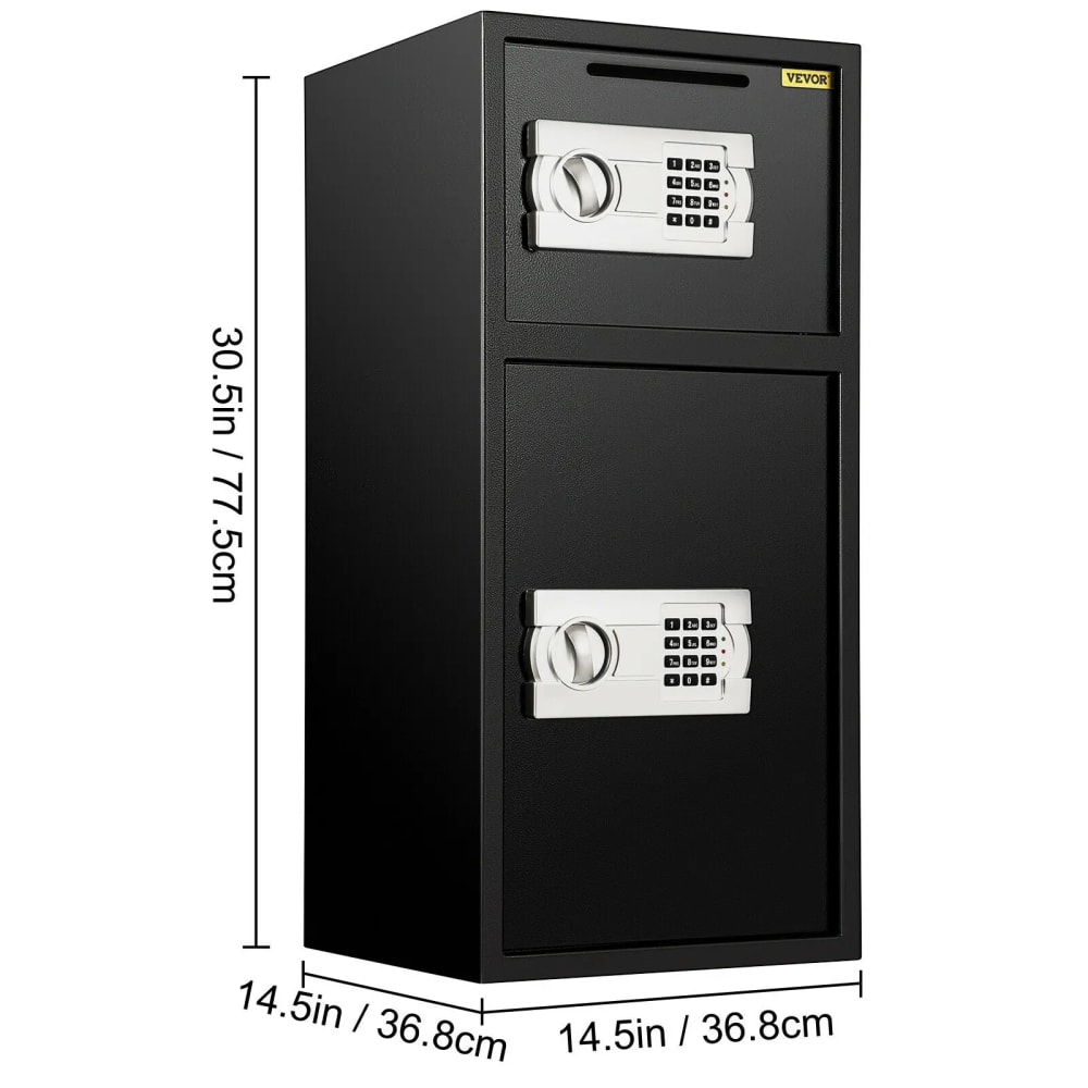 VEVOR Double Door Safe Deposit Box